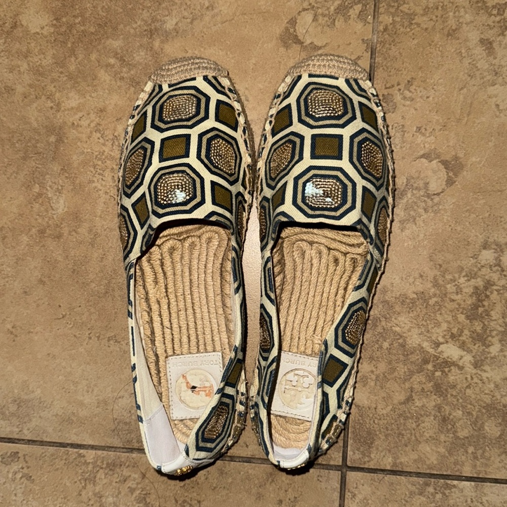 This Espadrille Pair with jeans or a dress for a classic seasonal style.